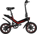 2025 Sailnovo Bicicleta Eléctrica Plegable 14'' para Adultos y Adolescentes, Batería de Litio Integrada