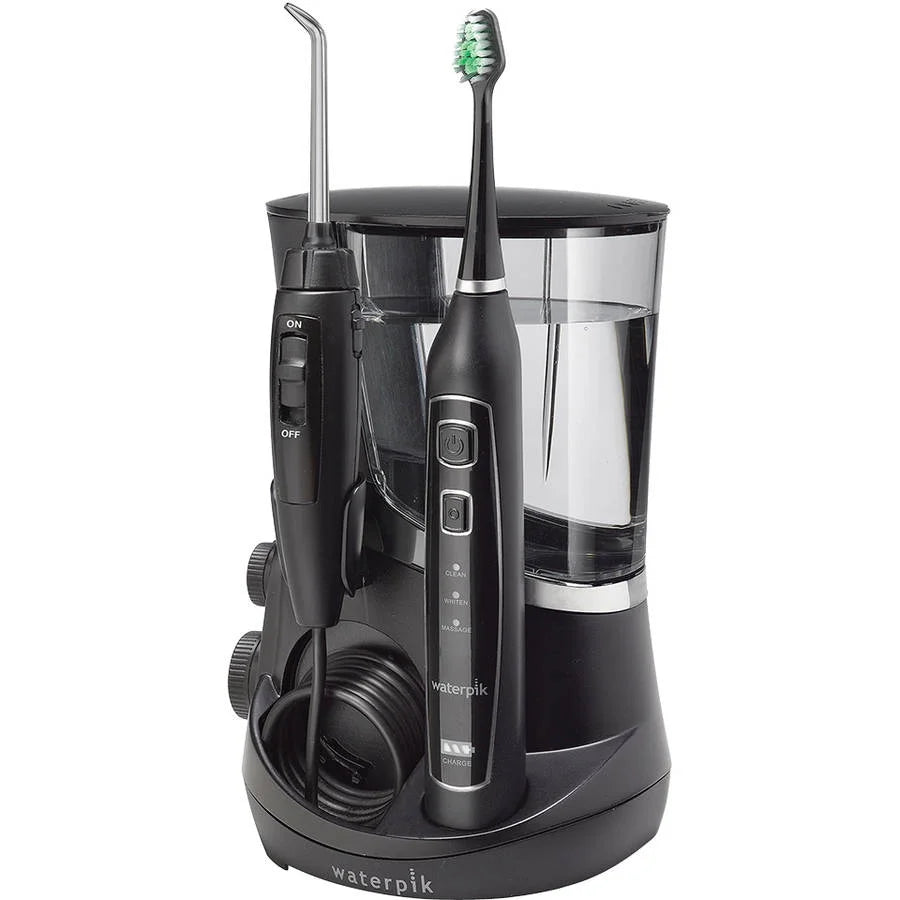 2025 Irrigador bucal Waterpik Complete Care 5.0 + cepillo de dientes sónico, negro