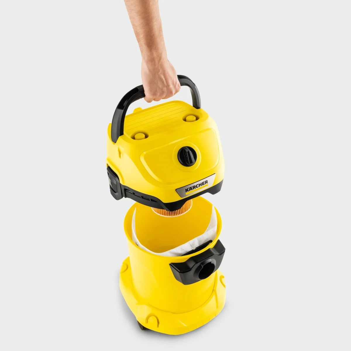 2025 Aspiradora WD 3 – Potencia compacta para limpiezas secas y húmedas sin interrupciones