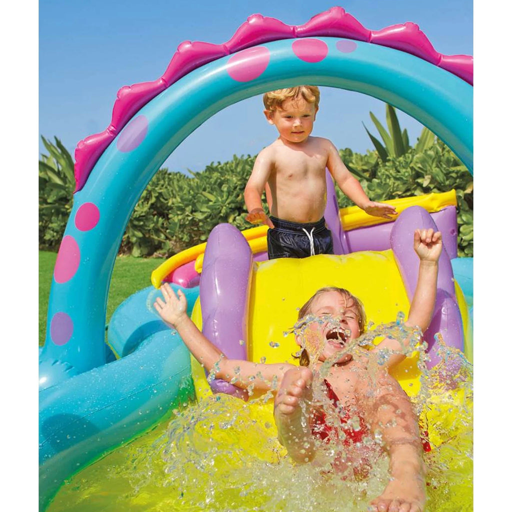2025 Intex Dinoland Piscina Infantil Inflable y Piscina Infantil Ocean para Patio Trasero