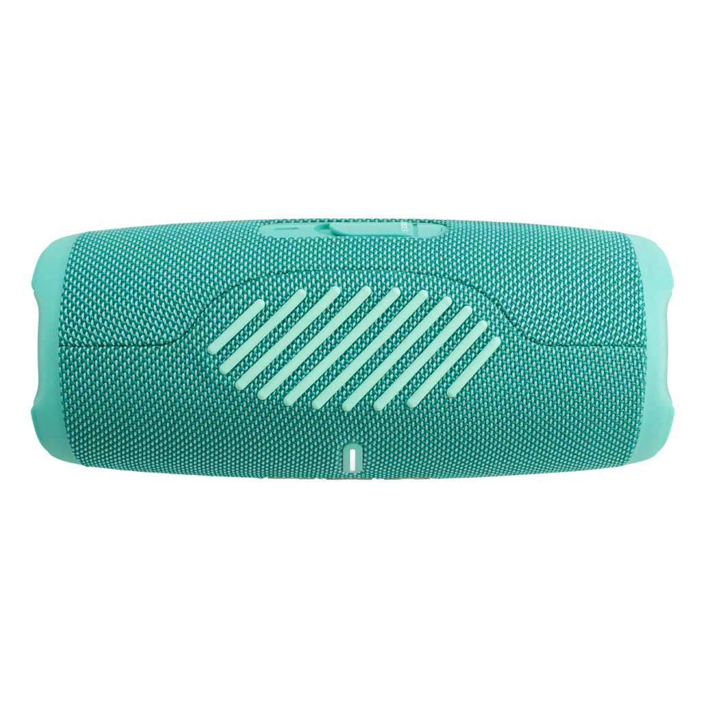2025 Altavoz Bluetooth portátil resistente al agua JBL Charge 5 con Powerbank – Par (Negro/Teal)