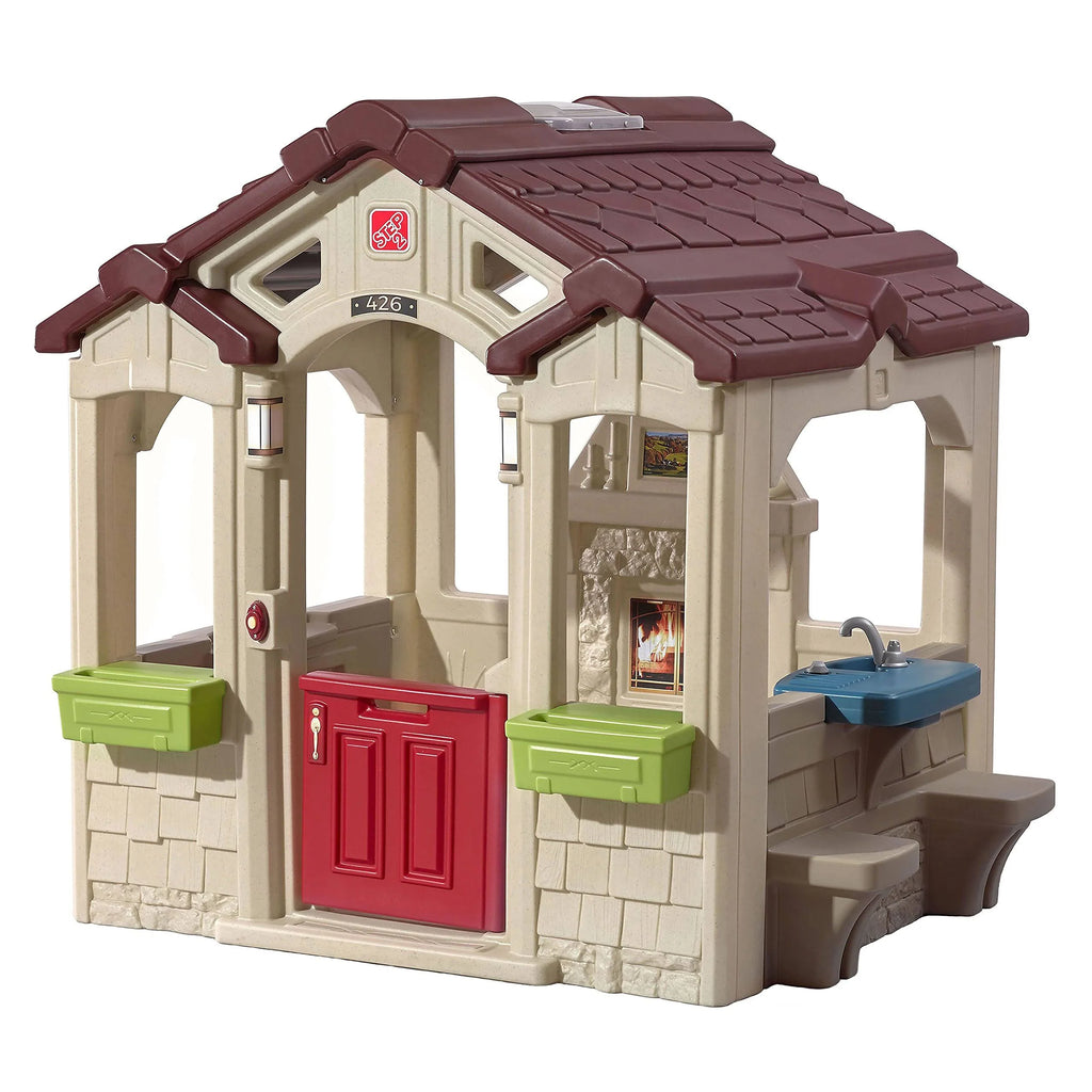 2025 Casa de Juguete Step2 Charming Cottage – Cabaña Infantil de Juegos con Cocina y Chimenea