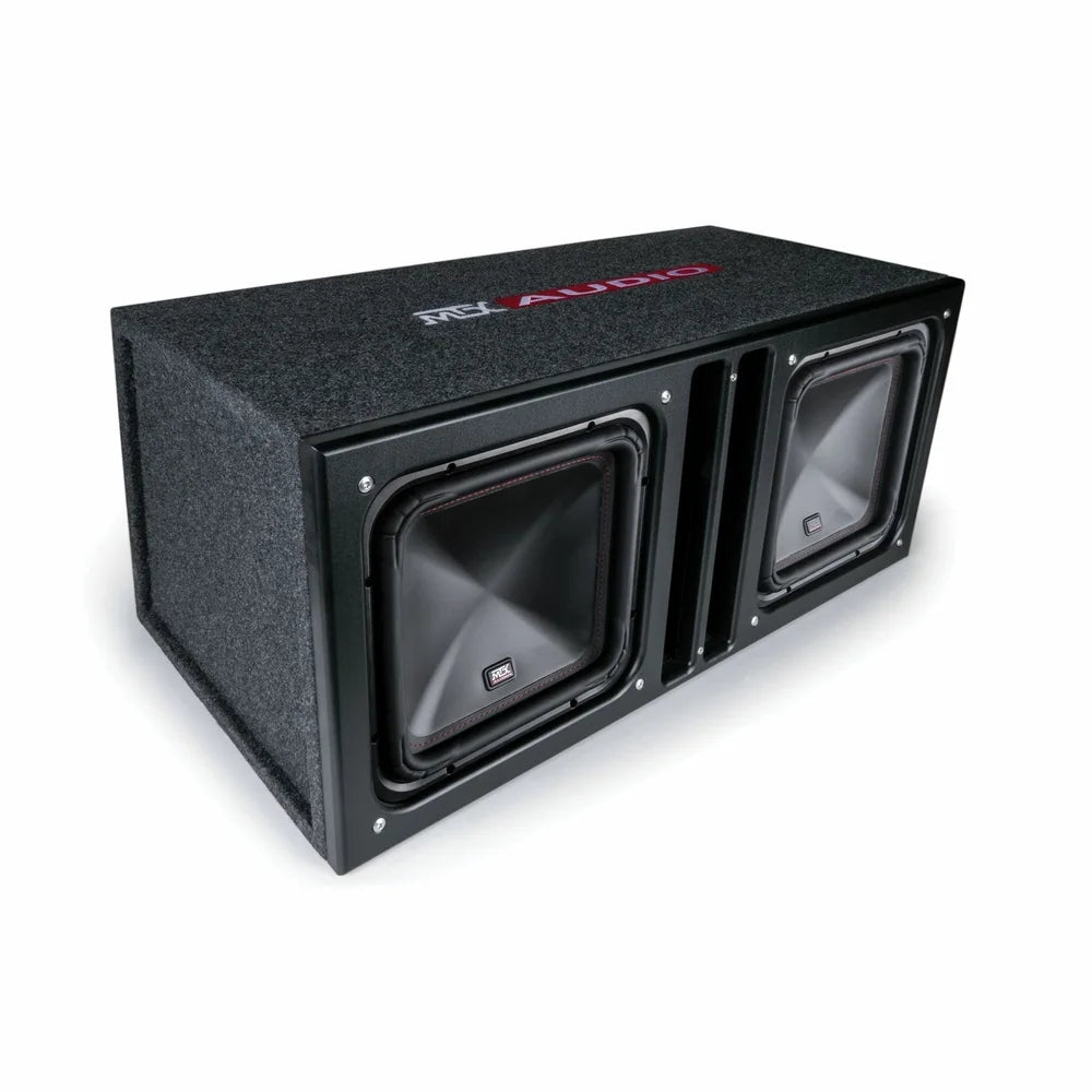 2025 MTX SLH12X2S Subwoofer doble de 12" Sledgehammer sin caja