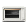 2025 Hermoso horno tostador con freidora de aire caliente táctil para 6 rebanadas, glaseado blanco por Drew Barrymore