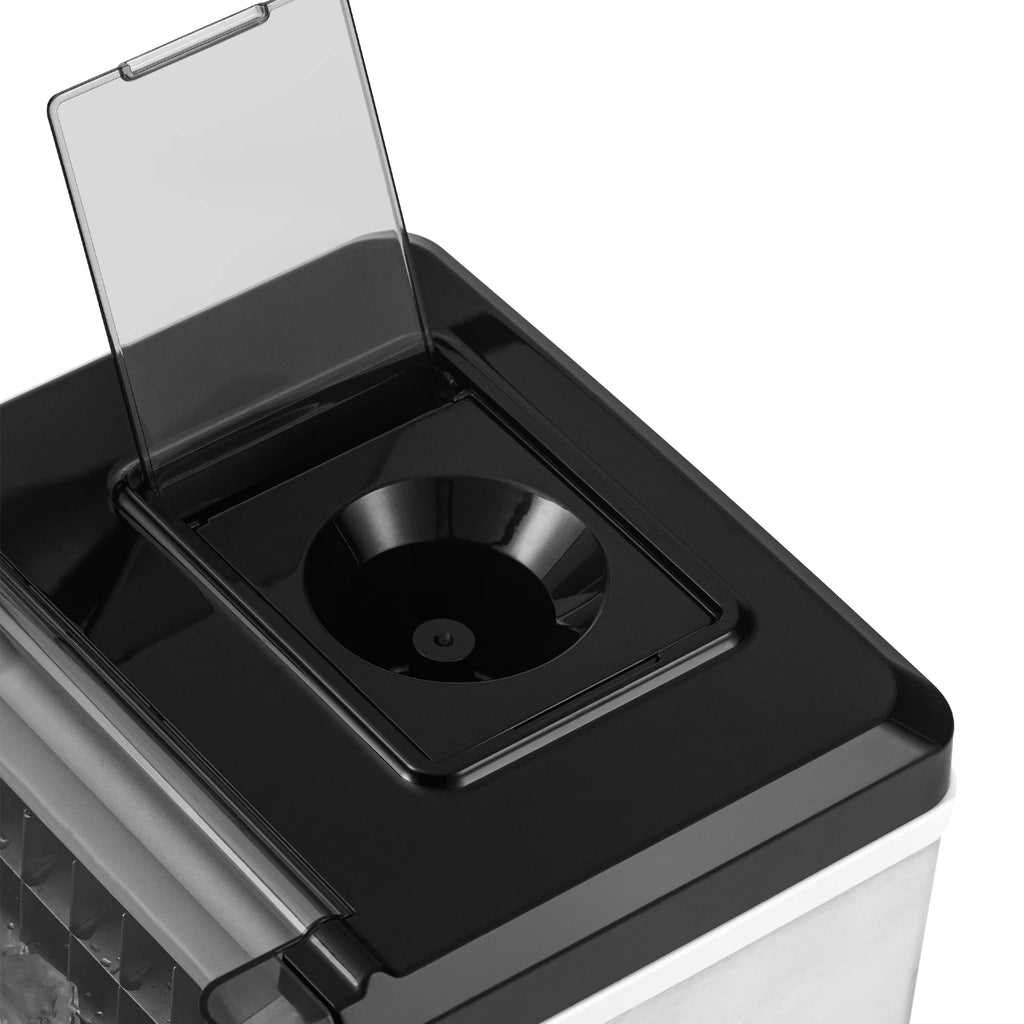 2025 Máquina de Hielo de Encimera Newair® – Cubos de Hielo Transparentes, Acero Inoxidable