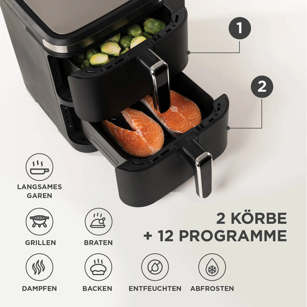 2025 Freidora de aire caliente Rosmarino Tower XXL – 10,4 L