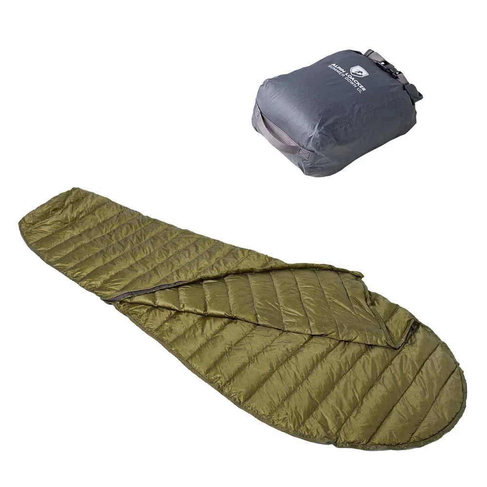 2025 Saco de dormir de verano ultraligero de plumón – 290 g