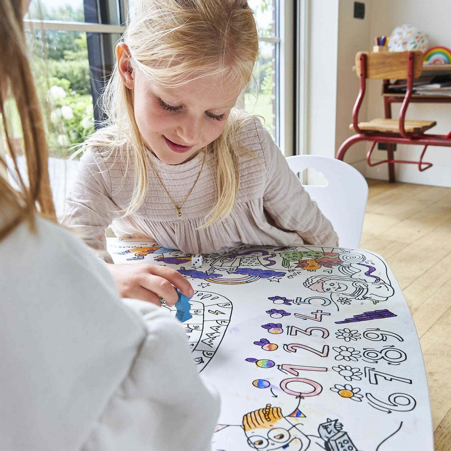 Mesa Infantil Para Colorear