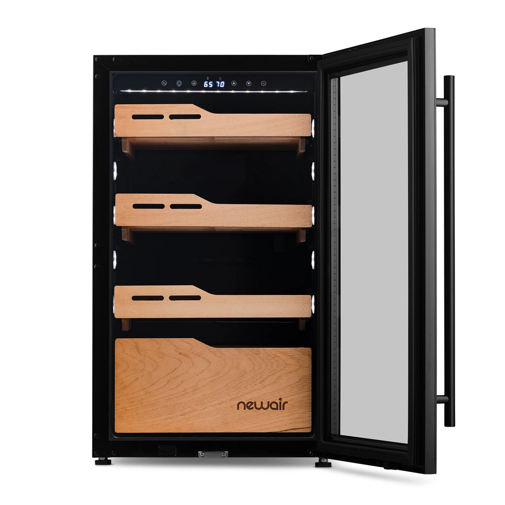 2025 Newair® Humidor Eléctrico para Puros – Gran Capacidad