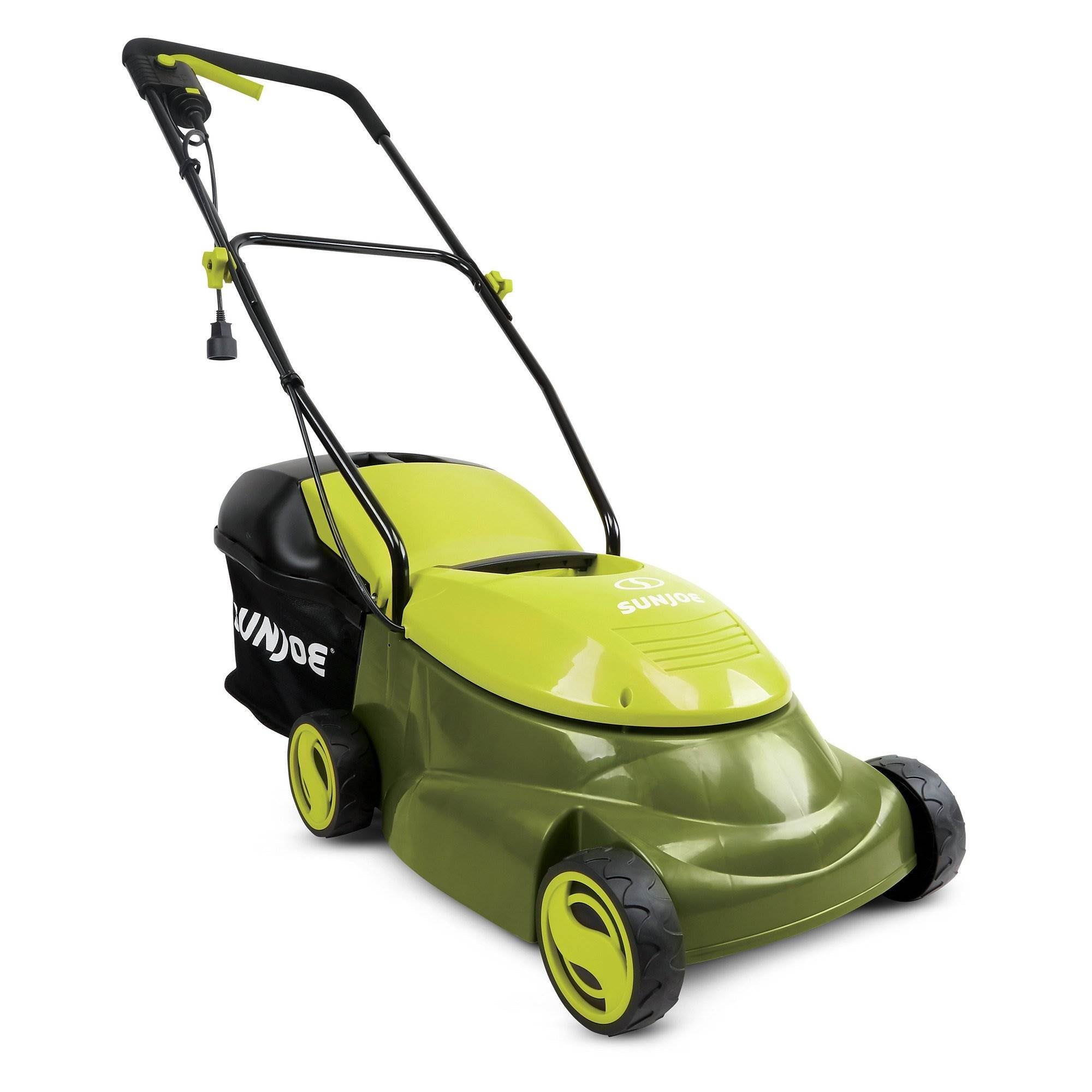 Cortadora de césped eléctrica con cable y empuje – Verde