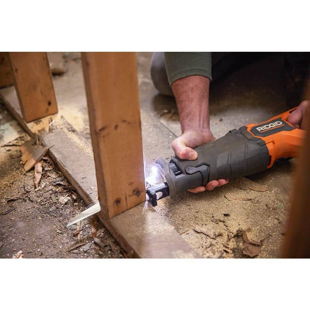 2025 RIDGID Kit Combo 18V sin escobillas de 9 herramientas con (2) baterías de 2.0 Ah y (1) batería de 4.0 Ah, cargador y bolsa para herramientas R96265N