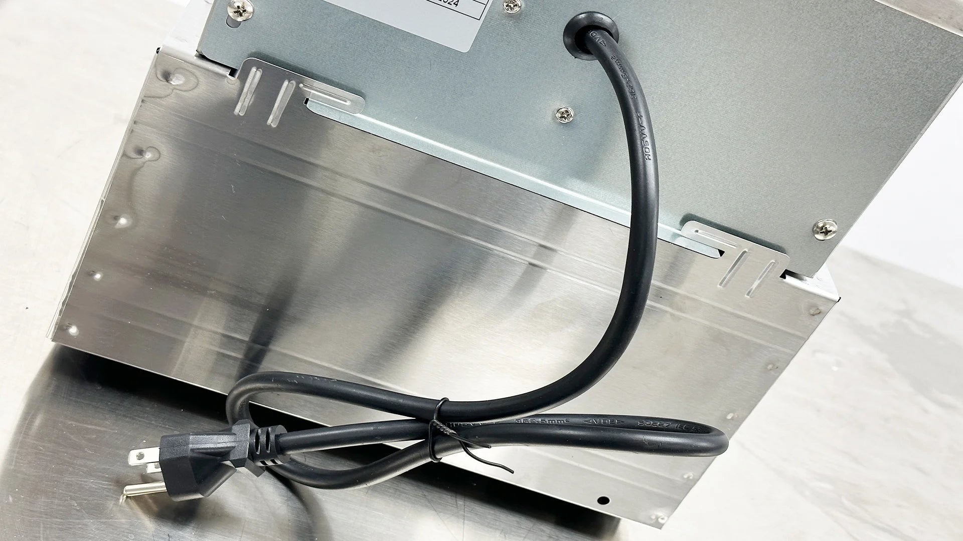 Freidora eléctrica de 1600 W, freidora de mesa de acero inoxidable con gran capacidad, freidora reforzada multifuncional, tanque único comercial de 2,5 galones