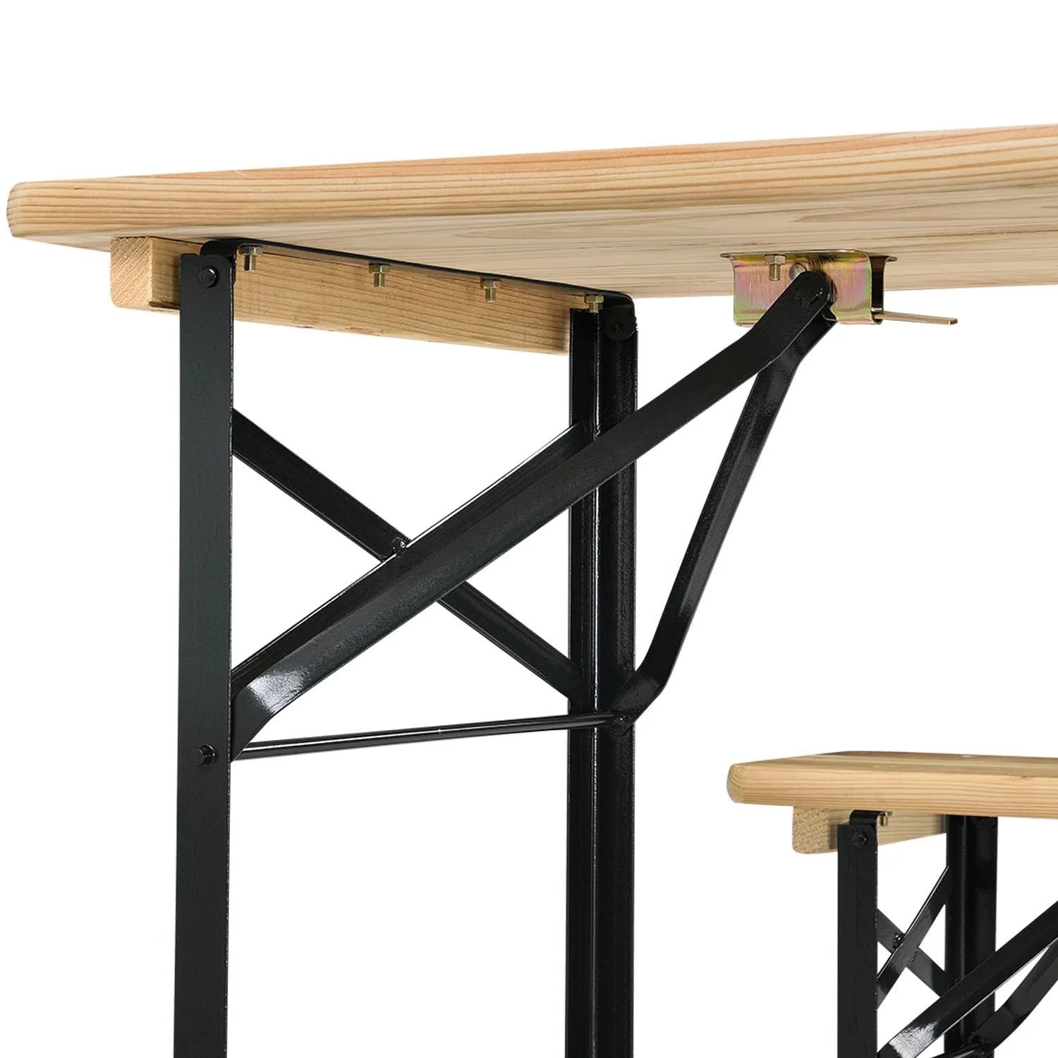 2025 Conjunto de mobiliario plegable para fiestas Bichl de 3 piezas en madera