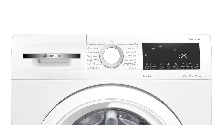 2025 Bosch WNA134U8GB Lavadora-secadora 8 kg / 5 kg 1400 rpm Blanco
