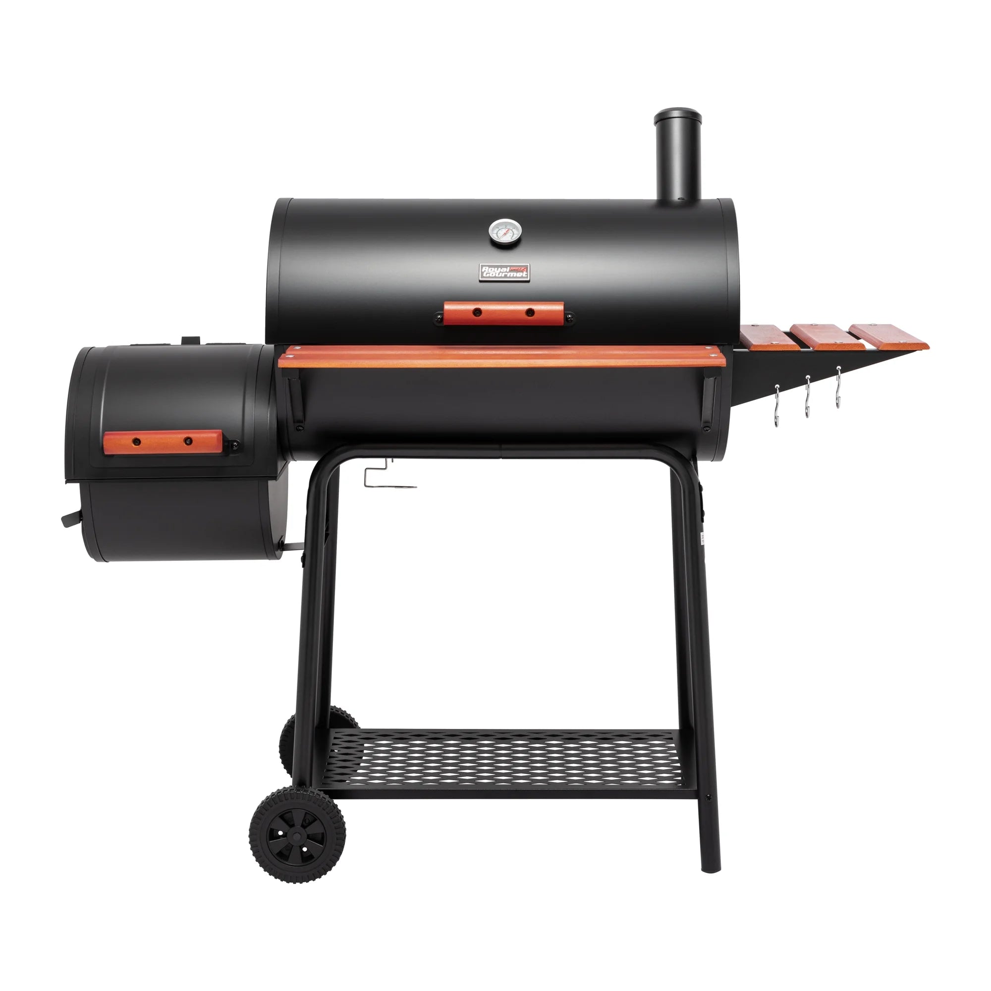 2025 Royal Gourmet CC1830W Parrilla de carbón de 76 cm con ahumador lateral