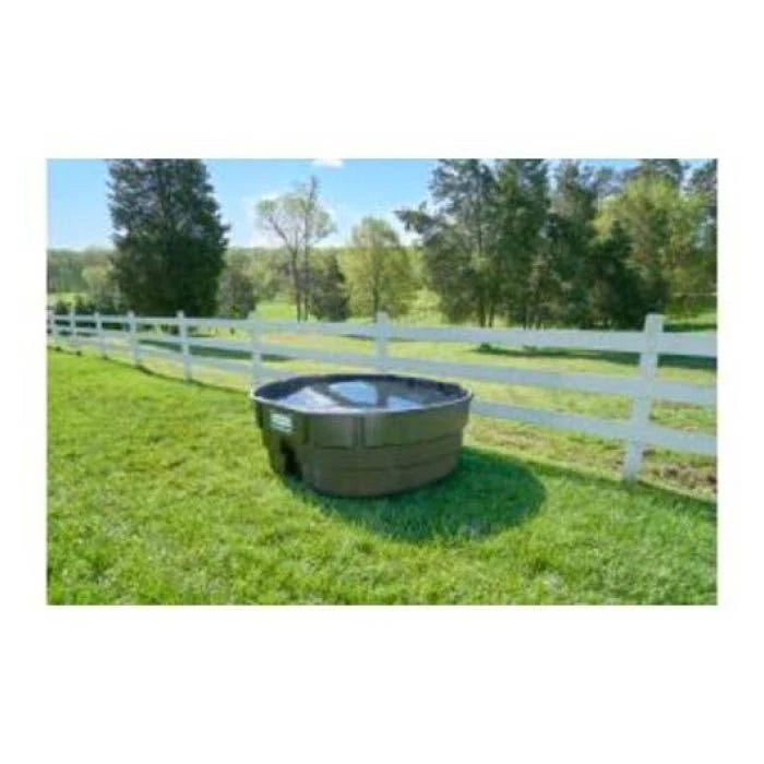 2025 Tanque de Existencias Rubbermaid FG424500BLA, Capacidad de 150 Gal, Plástico, Negro