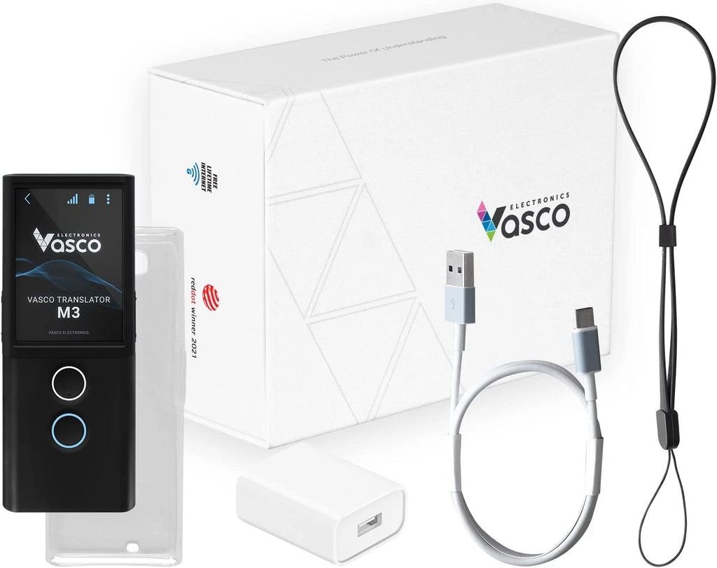 Dispositivo Traductor Vasco M3 | El único traductor con traducción gratuita e ilimitada