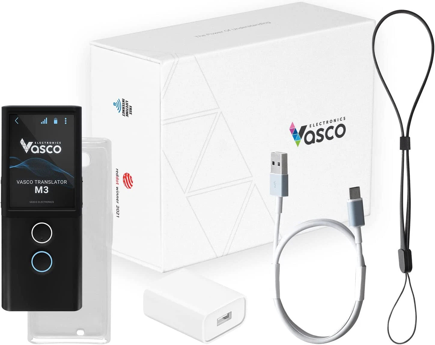 Dispositivo Traductor Vasco M3 | El único traductor con traducción gratuita e ilimitada