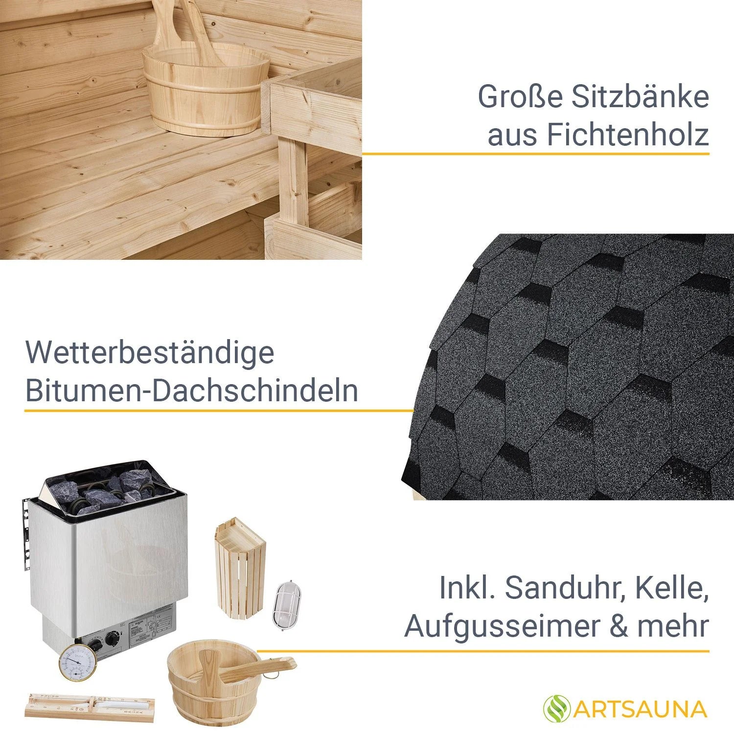 2025 Sauna barril Spitzbergen con estufa de sauna