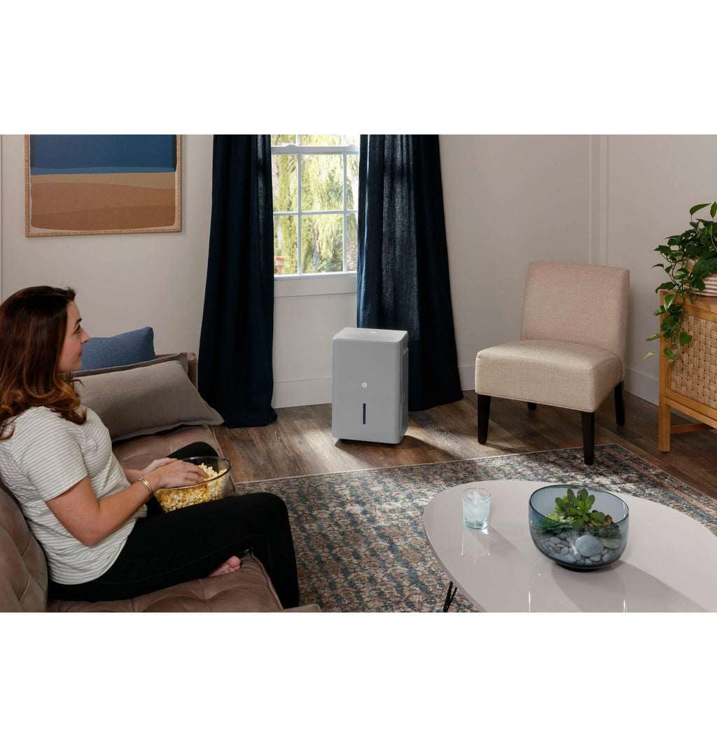 2025 GE Appliances AWHR50LB – Deshumidificador Portátil Inteligente con Smart Dry y Wi-Fi Integrado, Certificado Energy Star®