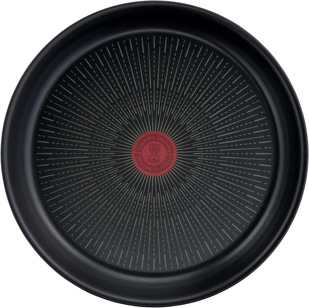 Tefal Ingenio Unlimited On - Juego de 3 Cazos 16/18/20 cm + Mango extraíble | Apto inducción, antiadherentes, revestimiento titanio, Thermo-signal, sin PFOA, apto lavavajillas y horno