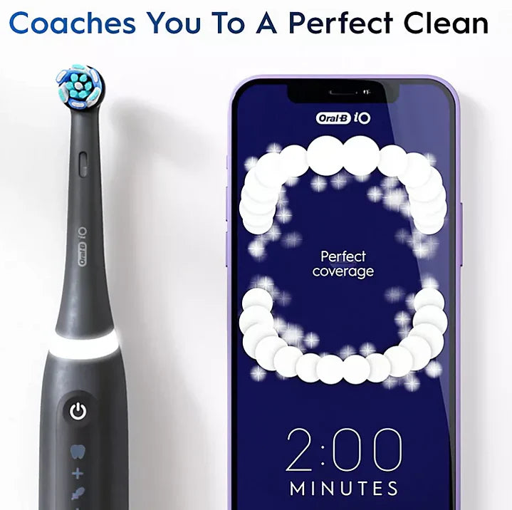 2025 Oral-B iO Series 5 Cepillo de Dientes Eléctrico Recargable – Pack Doble