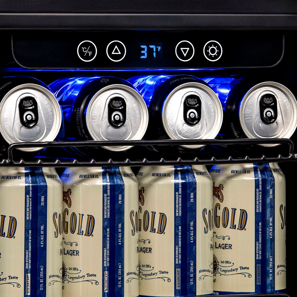 2025 Newair® Refrigerador de Bebidas Empotrable de Acero Inoxidable - 96 Latas - 15”