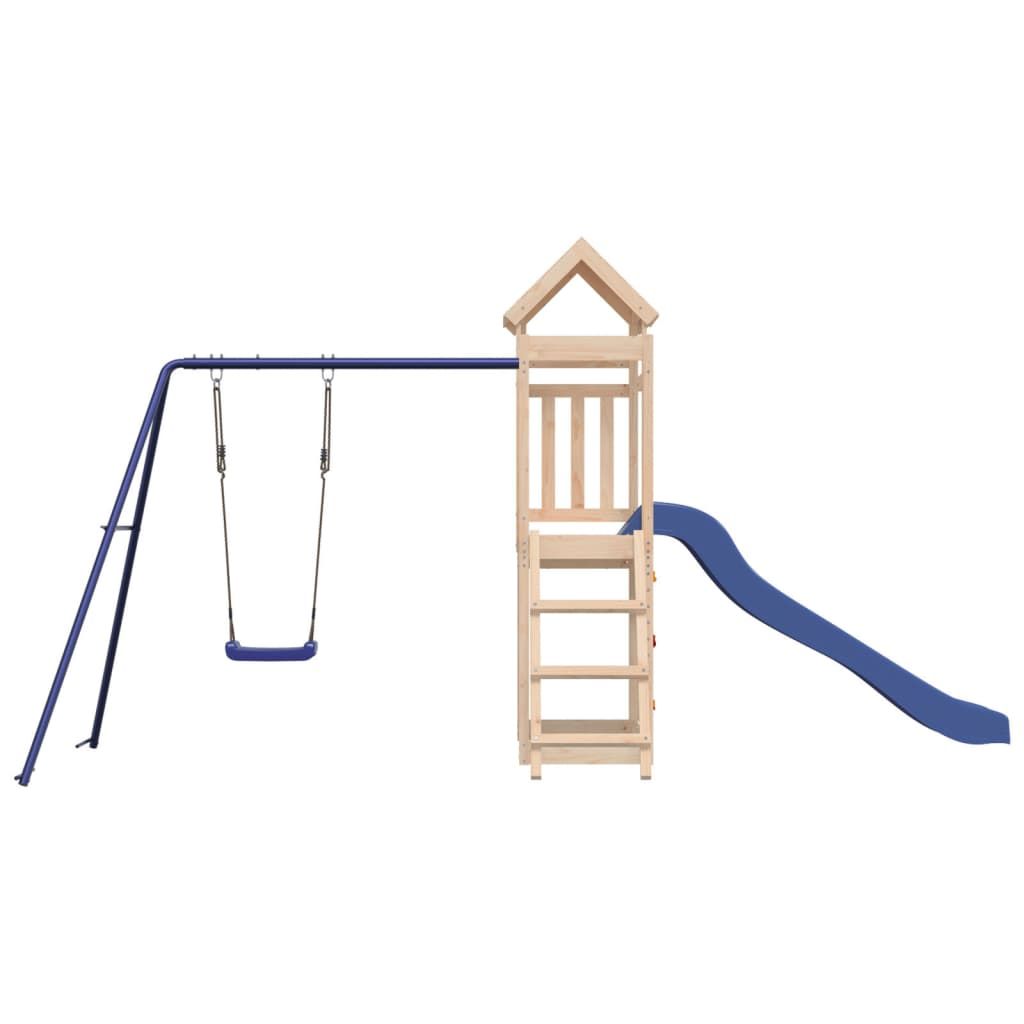 Parque Infantil De Exterior Madera Maciza De Pino Vidaxl