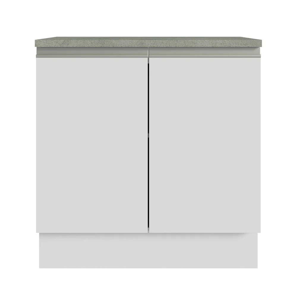 2025 Mueble Para Lavamanos Blanco 80x84cm Individual Sin Lavamanos Y Sin Cajones