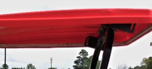 Techo parasol naranja para tractor (45″ x 50″) – Fabricado en EE. UU.