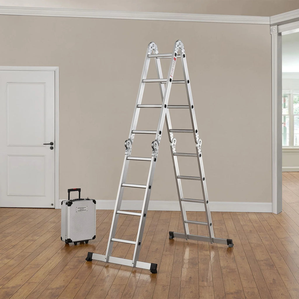 2025 Escalera multifuncional de aluminio 3,6 m – Versátil, estable y compacta