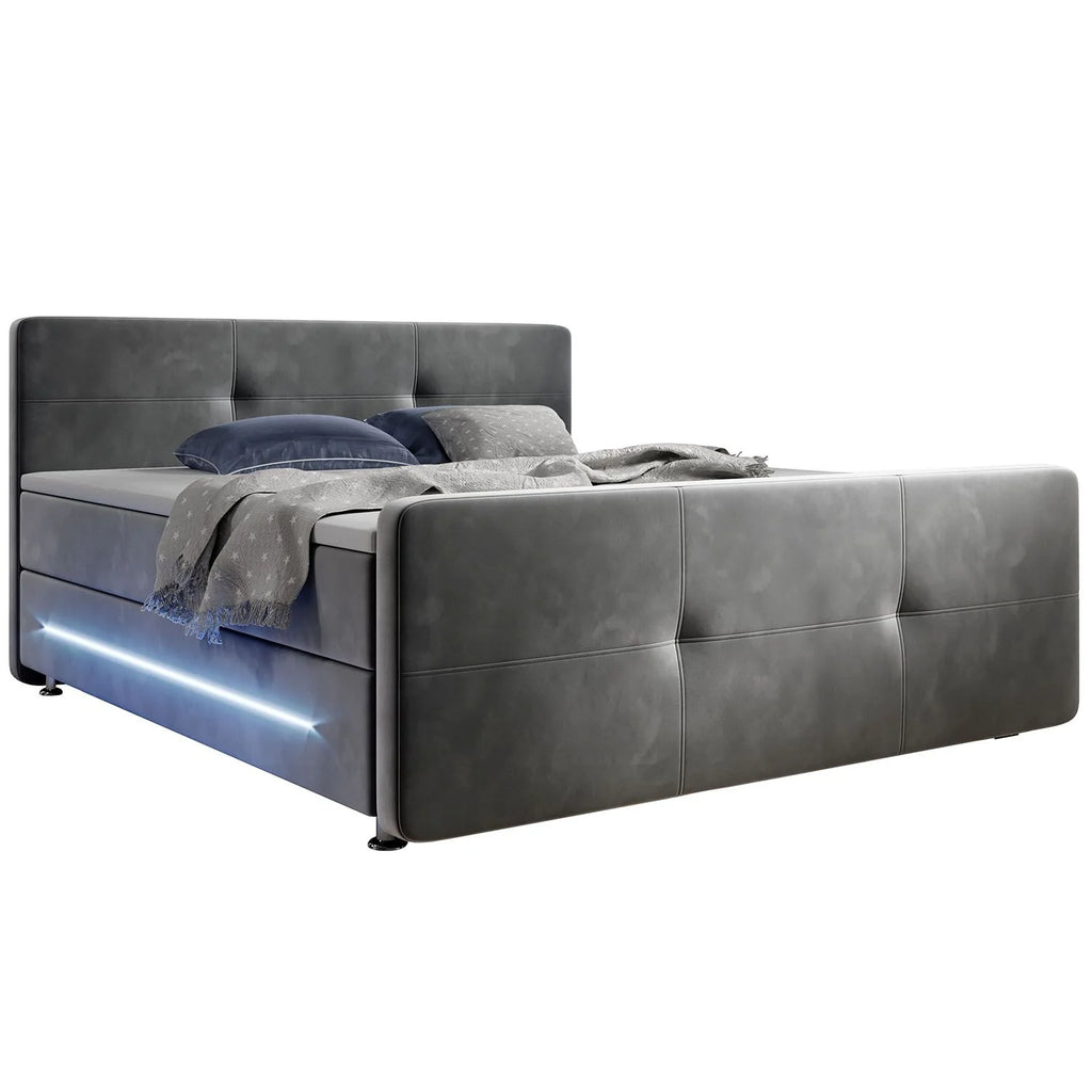 2025 Cama de muelles Houston – Tela