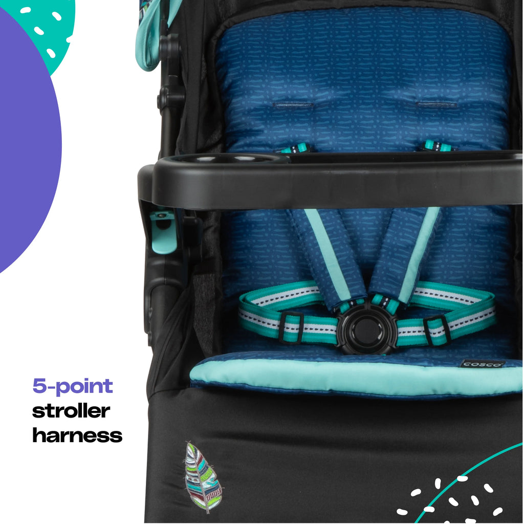 2025 Cosco Kids Lift & Stroll DX Sistema de viaje, flechas grises, para niños pequeños, unisex