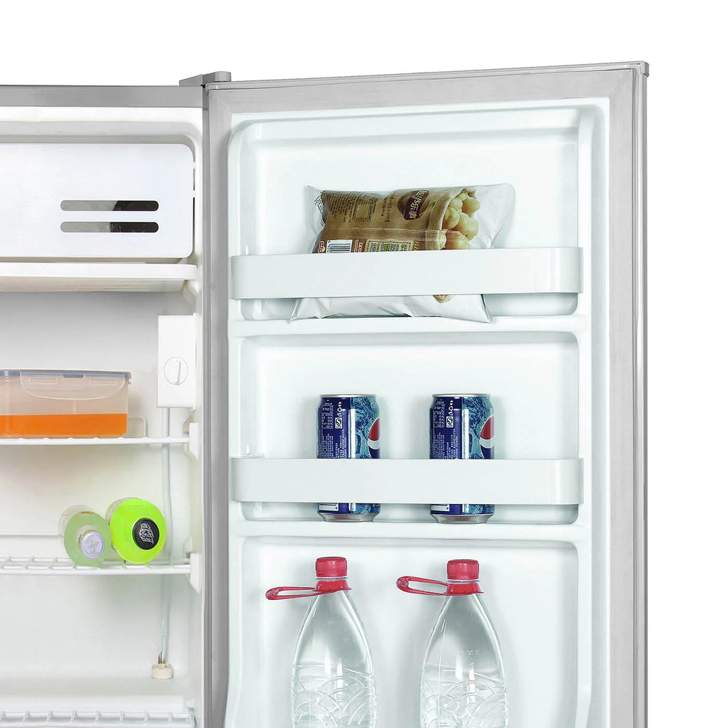 2025 Mini Bar Gris 47,2x86 cm de 93 Litros con Congelador