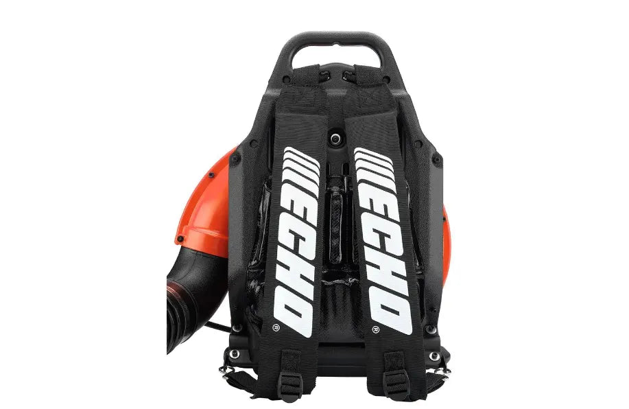 Soplador de mochila a gasolina 2 tiempos ECHO PB-755ST, 63,3 cm³, 233 MPH, 651 CFM con acelerador montado en el mango