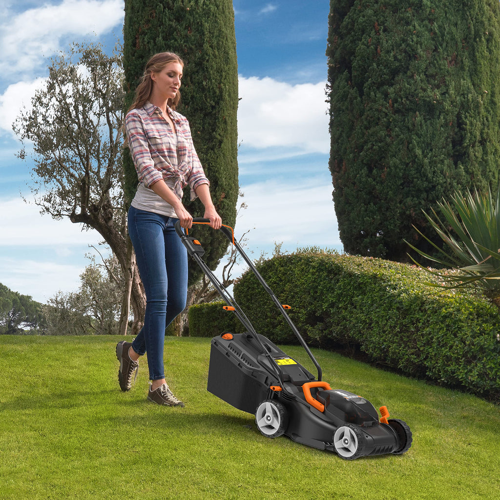 2025 Cortacésped inalámbrico Worx Nitro 34 cm, cortacésped eléctrico, modelo WG779E, 40 V PowerShare PRO con 2 baterías de 2,5 Ah (baterías y cargador incluidos)