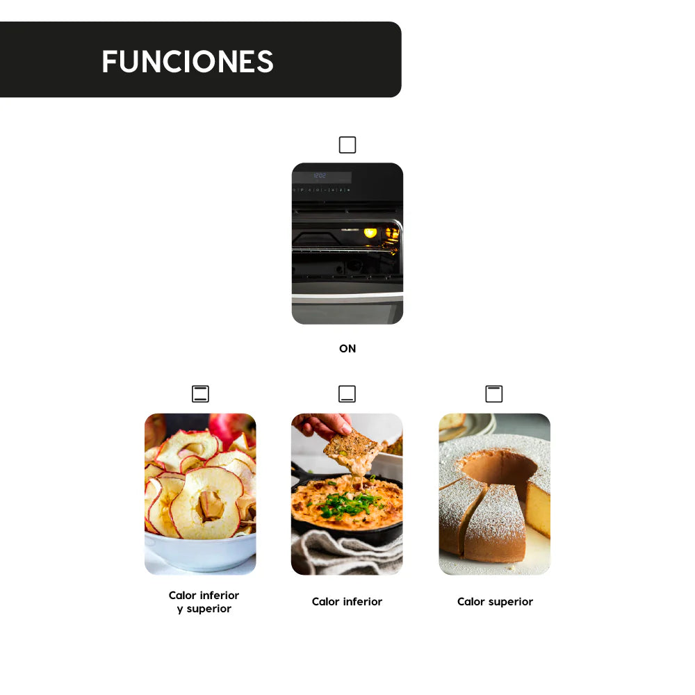 2025 Horno Empotrado Design 57 Lts FDV