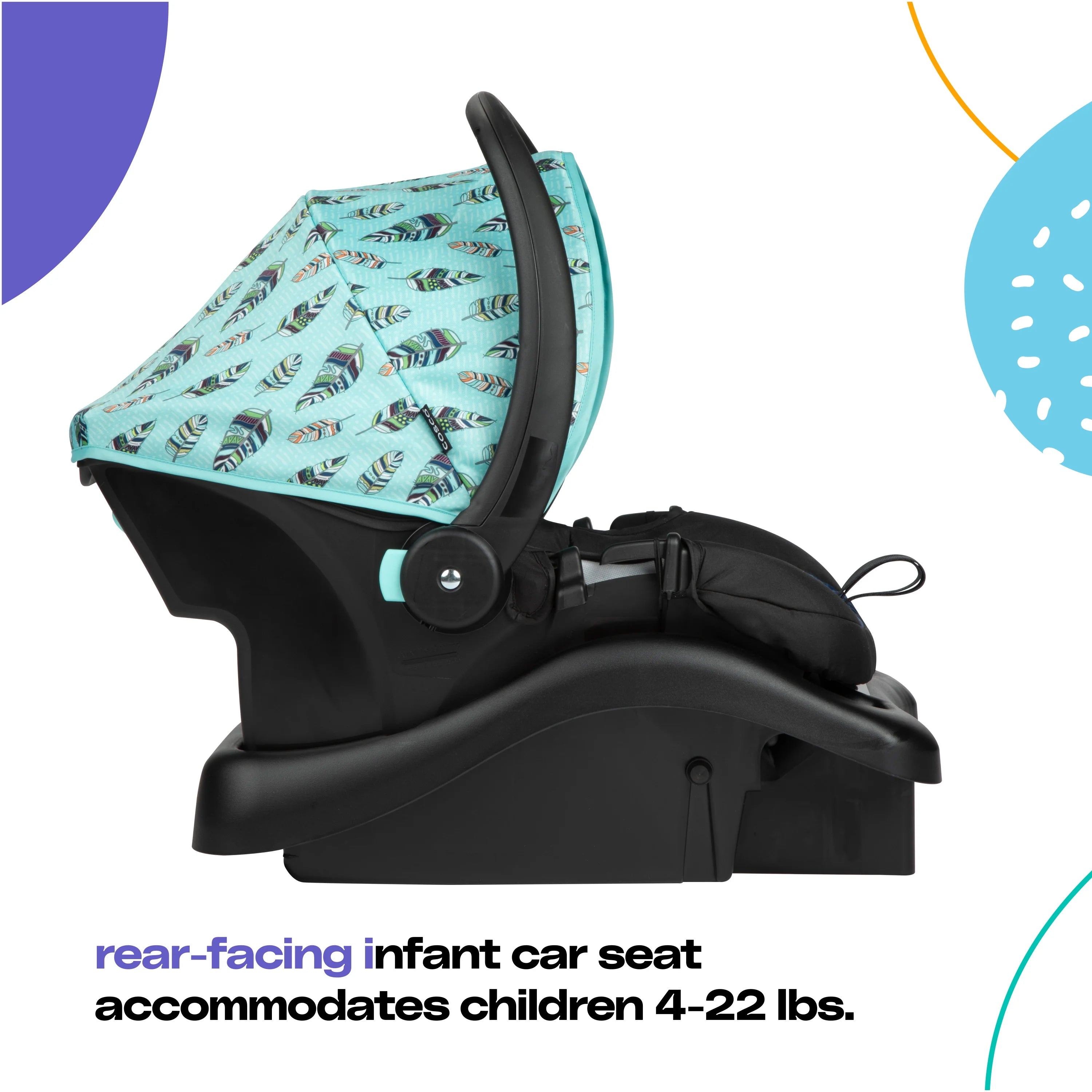 2025 Cosco Kids Lift & Stroll DX Sistema de viaje, flechas grises, para niños pequeños, unisex
