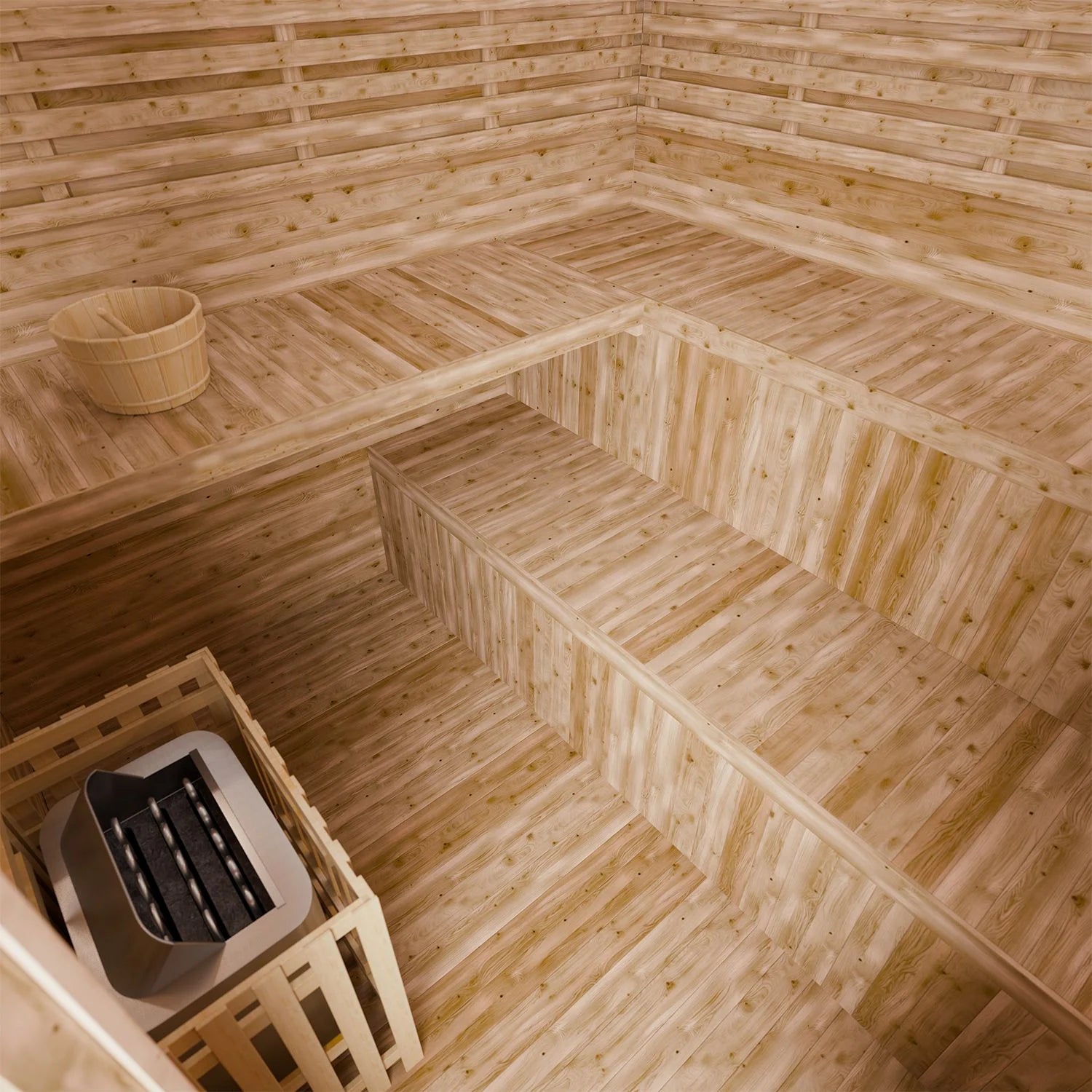 2025 Casa de sauna exterior Eldur - 8 kW