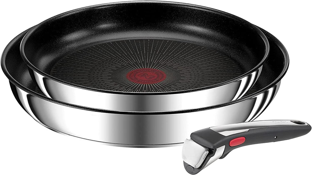 Tefal Ingenio Preference On Set of 2 Frying Pans 24/28 cm + 2 Saucepans 16/20 cm + 24 cm Pot + 26 cm Wok + 2 Removable Handles + 5 Accessories | Induction Safe, Non-Stick, PFOA Free