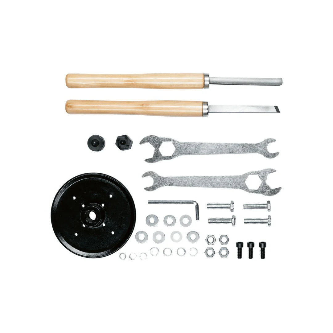 2025 Torno para madera PARKSIDE PDB 100 A1 | 400 W de potencia
