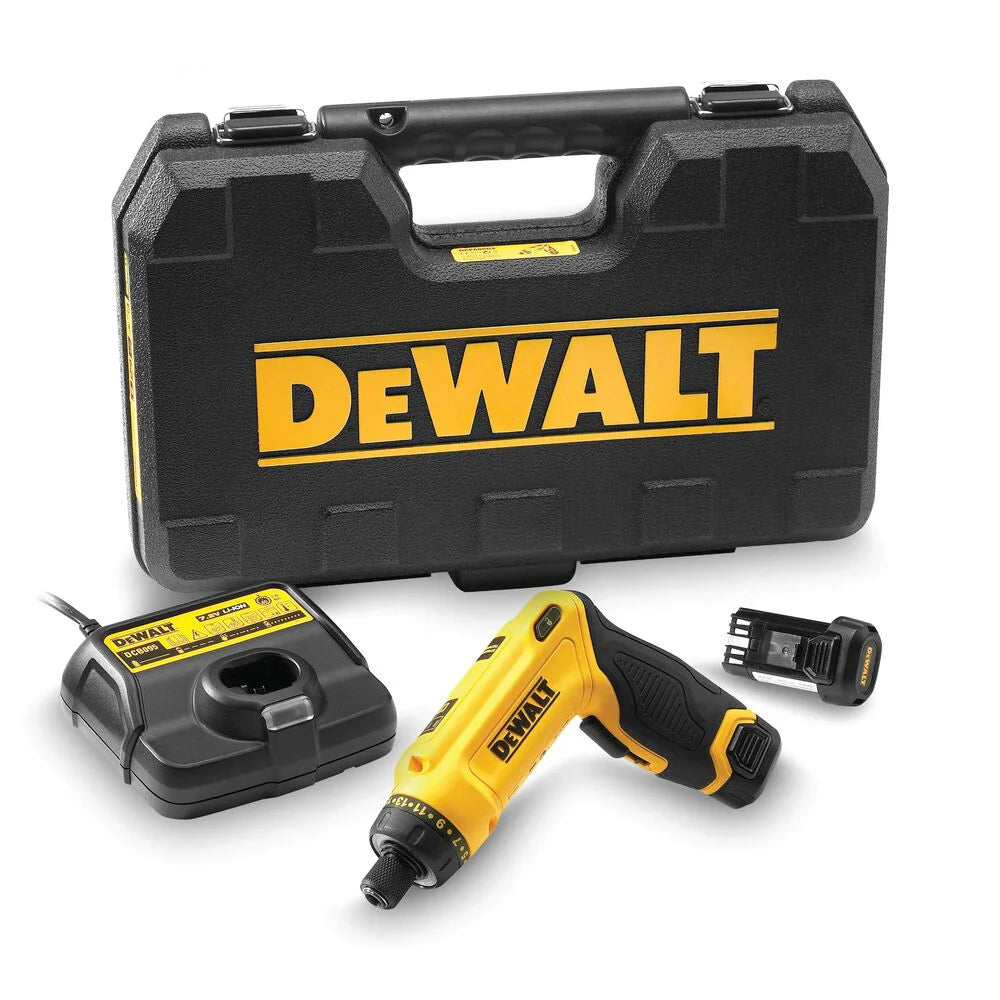 2025 Atornillador articulado sin cable 7,2V / 2x1,0Ah 1/4" hex. – DeWALT DCF680G2-QW