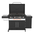 Mesa de Cocina Blackstone de 36" con Parrilla Plana, Parrilla de Gas Propano con 4 Quemadores y Mesa Lateral