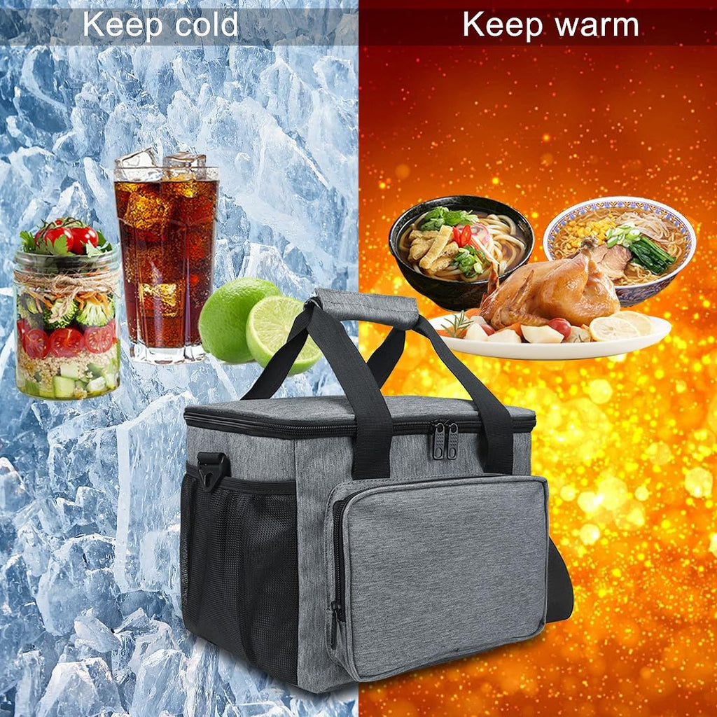 2025 Bolsa Isotérmica para Entrega de Alimentos, Bolsa Térmica para Frío y Calor, Apta para Catering, Musbus, Verde