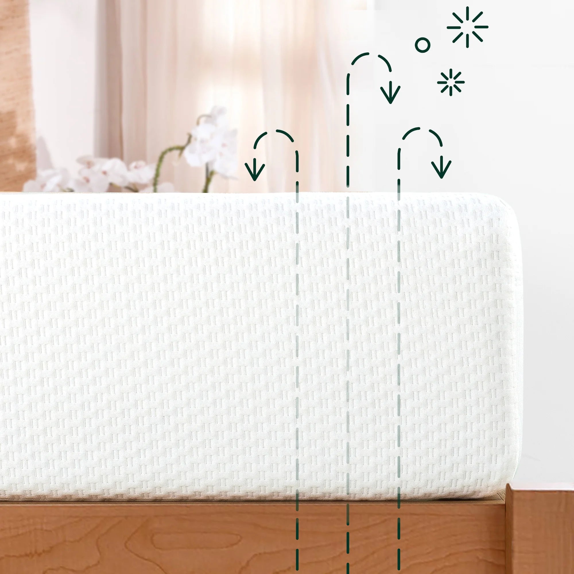 Colchón de Espuma Viscoelástica Spa Sensations de Zinus, 20 cm de Confort – Tamaño Queen