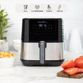 2025 Freidora De Aire Gourmet 5.5 Lts + Recetario Mouvair