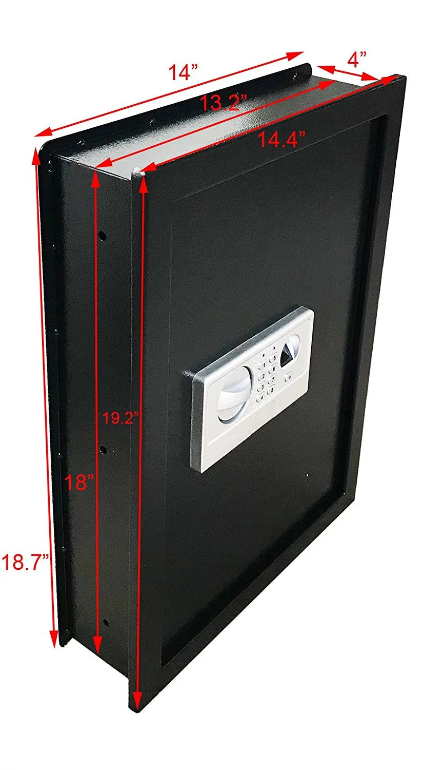 Caja fuerte electrónica empotrada con huella digital – integrada y oculta, adecuada para pistolas y dinero en efectivo