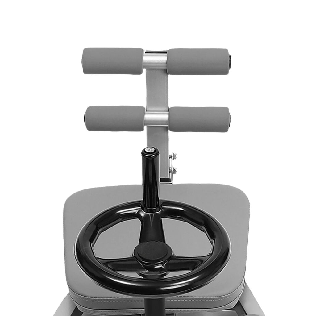 Dispositivo profesional de estiramiento de piernas con capacidad de carga de 150 kg, equipo robusto para el hogar y el gimnasio.