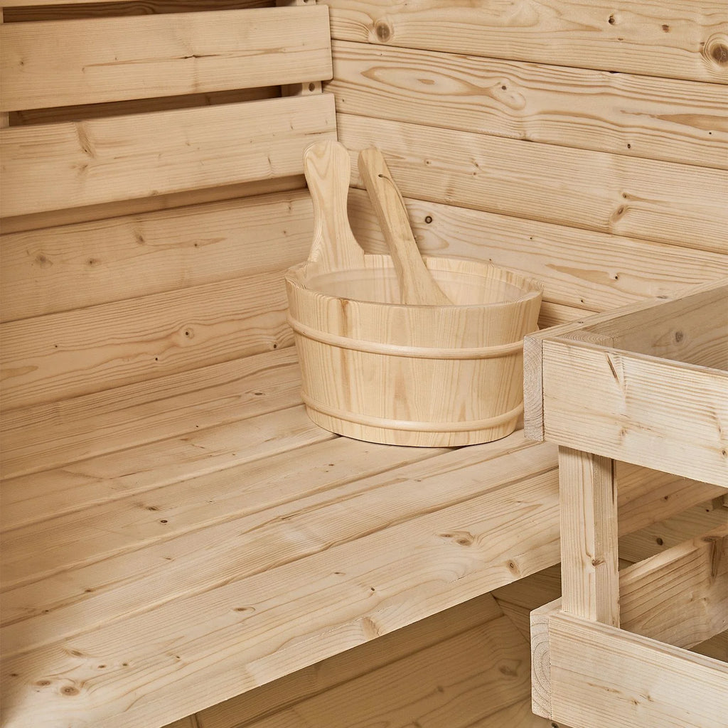 2025 Sauna barril Spitzbergen con estufa de sauna