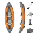Kayak inflable Bestway Hydro Force Lite Rapid X2: kit para deportes acuáticos al aire libre